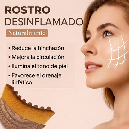DRAINA™ – Cepillo de Drenaje Linfático Facial