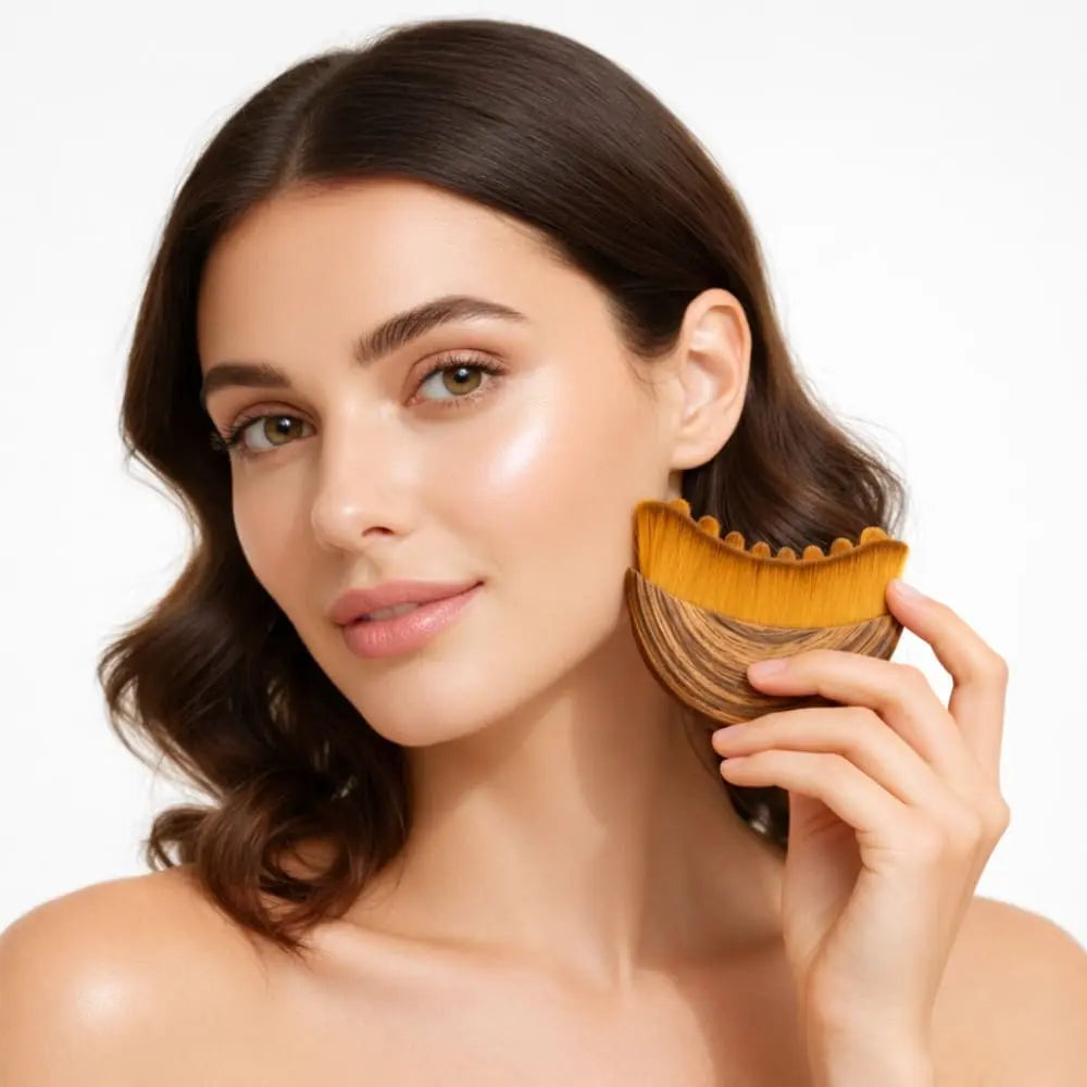 DRAINA™ – Cepillo de Drenaje Linfático Facial