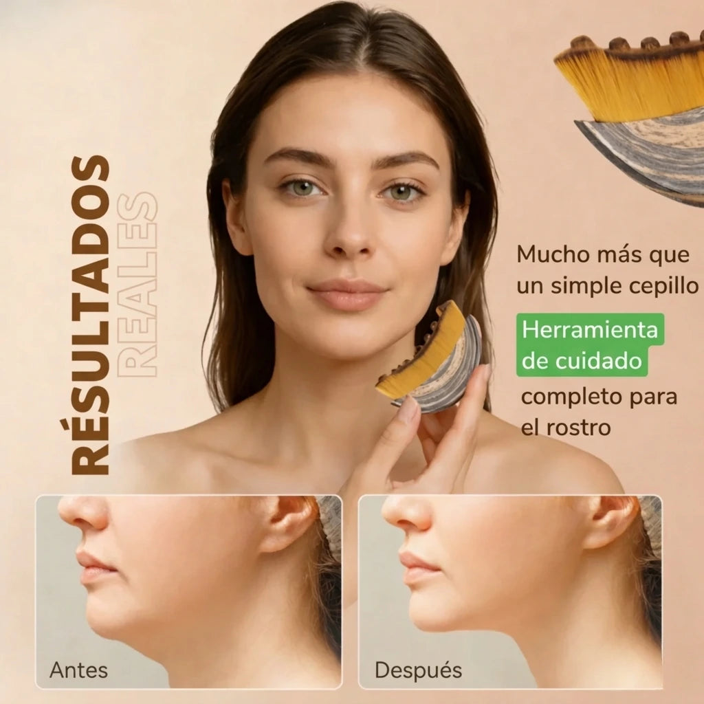 DRAINA™ – Cepillo de Drenaje Linfático Facial