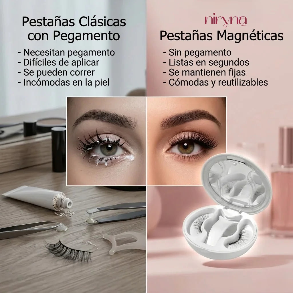 Niryna Lash — Set de Pestañas Magnéticas