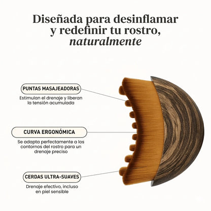 DRAINA™ – Cepillo de Drenaje Linfático Facial