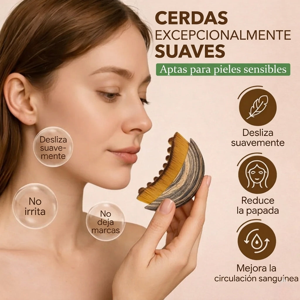 DRAINA™ – Cepillo de Drenaje Linfático Facial