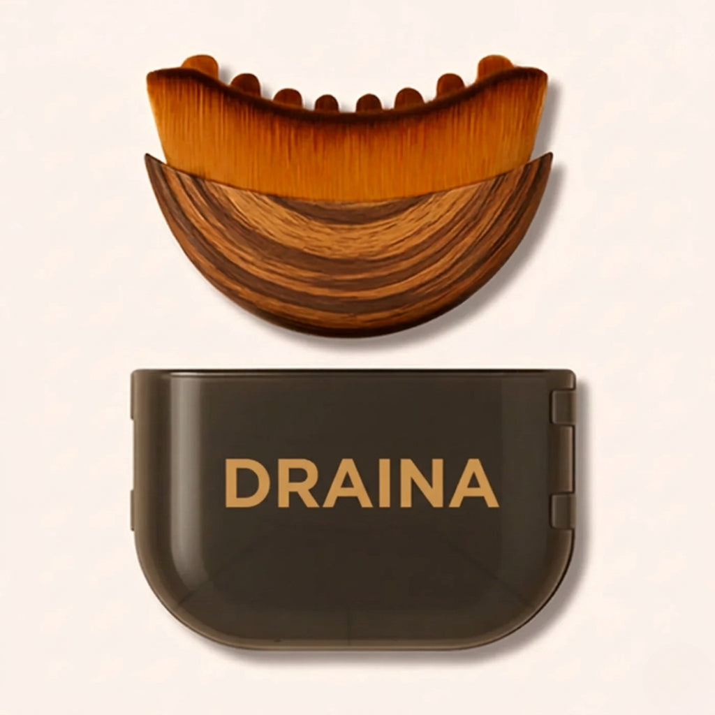DRAINA™ – Cepillo de Drenaje Linfático Facial