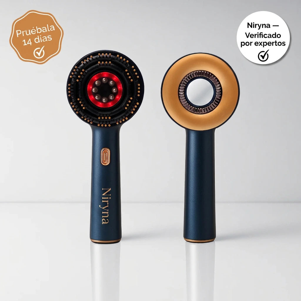 NIRYNA GlowBrush – Rutina Capilar 3 en 1