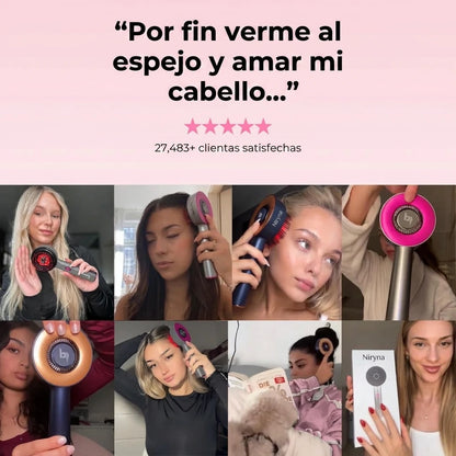 NIRYNA GlowBrush – Rutina Capilar 3 en 1