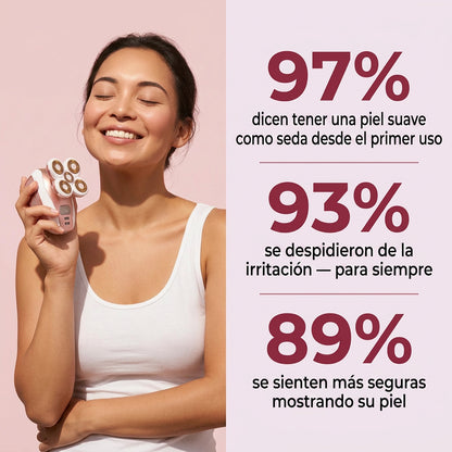Rasuradora 4D — Piel Suave Sin Irritación en 2 Minutos