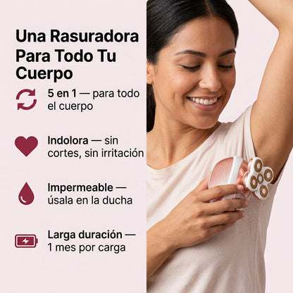 Rasuradora 4D — Piel Suave Sin Irritación en 2 Minutos