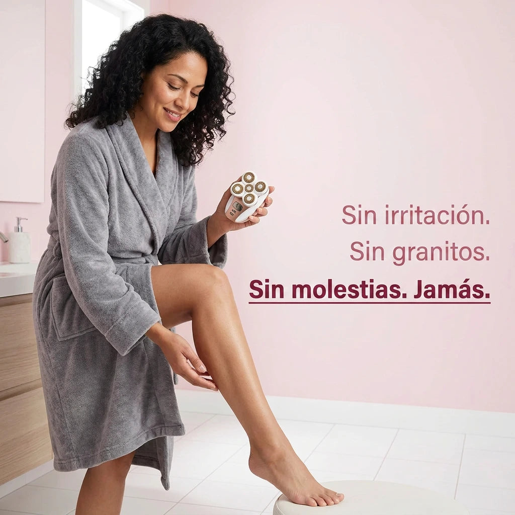 Rasuradora 4D — Piel Suave Sin Irritación en 2 Minutos